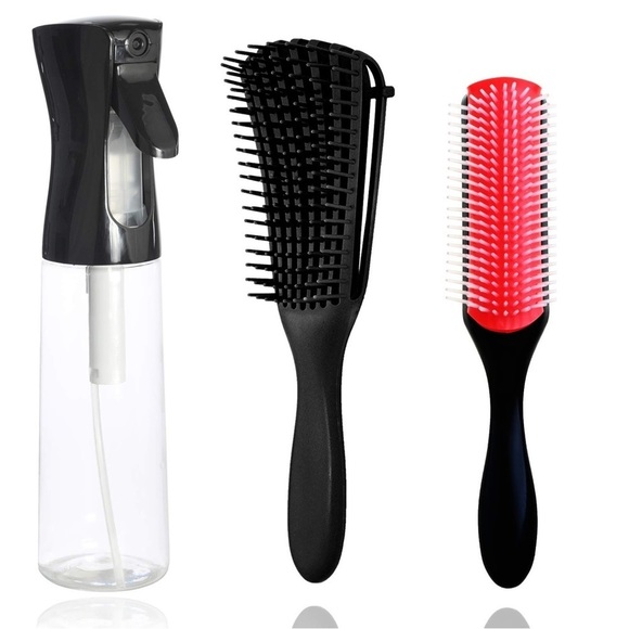 Other - ⭐️HAIR Spray Bottle and Brushes Set⭐️